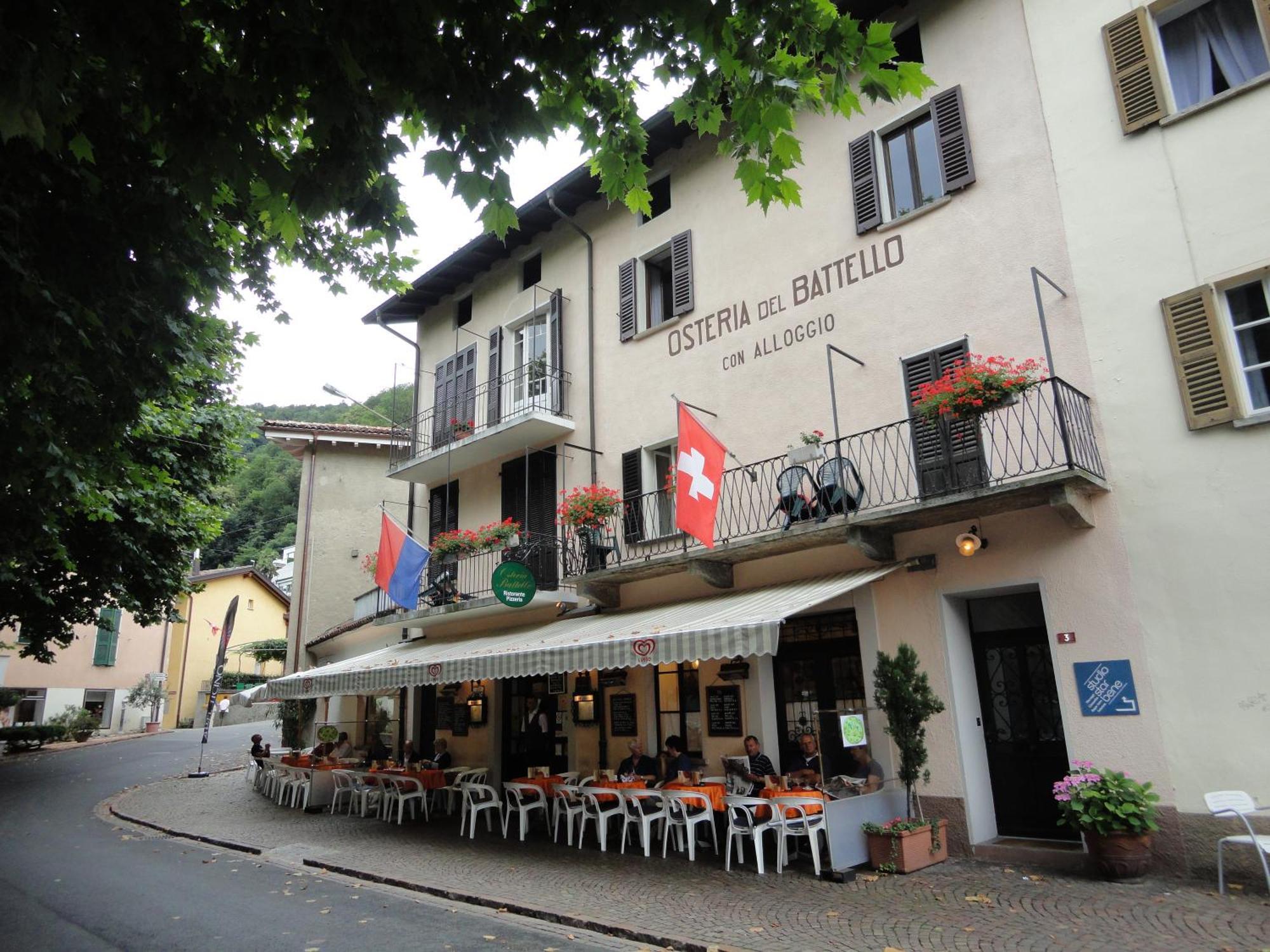 Osteria Battello Hotel Caslano Luaran gambar